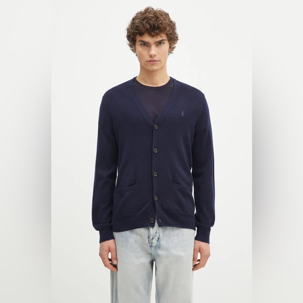 Ralph Lauren Polo 100% Merino Wool Cardigan BNWT